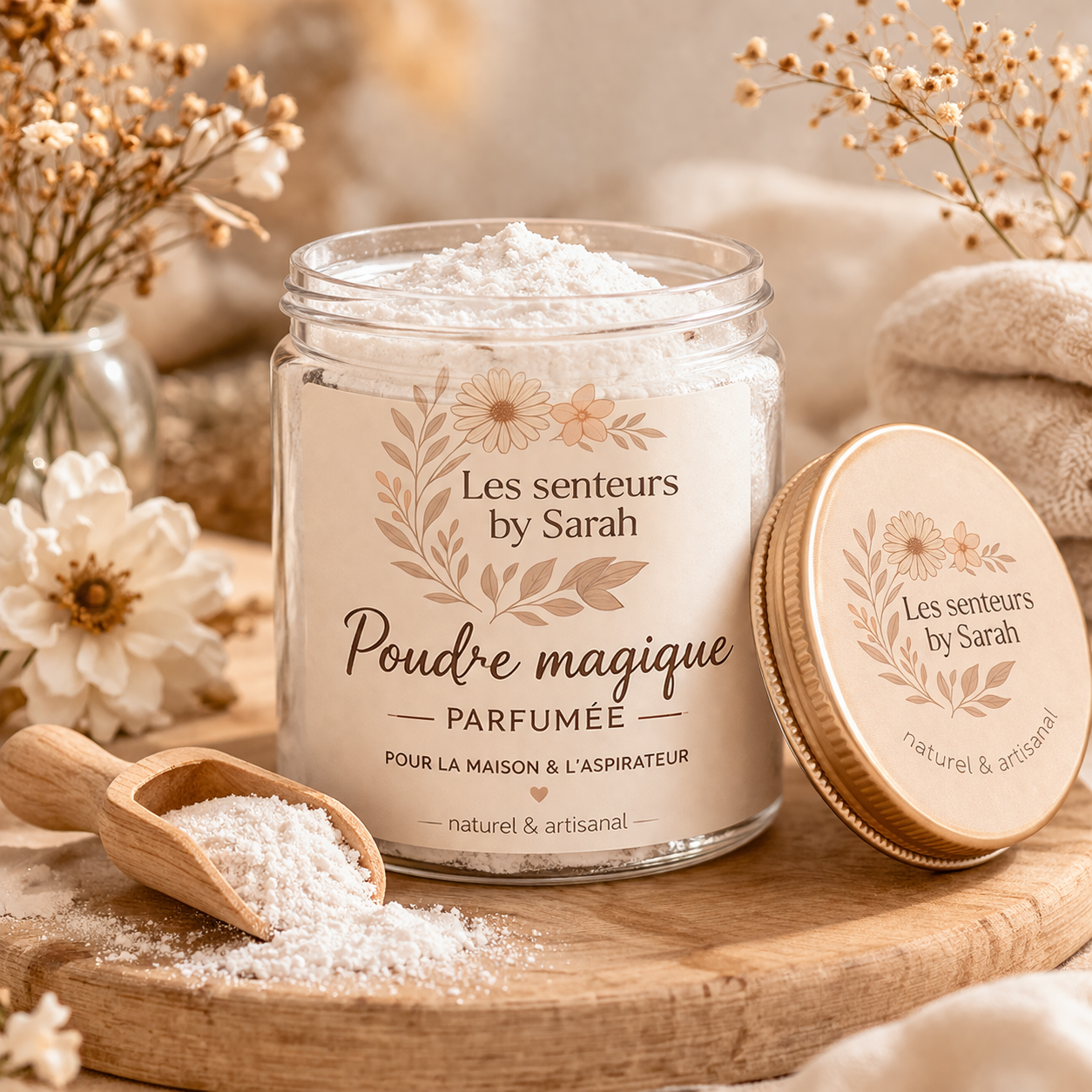 Poudre magique parfumée